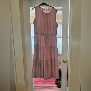 Calvin Klein Blush Pink Midi Dress